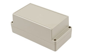 Obudowa ogólnego użytku ABS szerokość zew. 85 mm długość zew. 165 mm wys. zew. 70 mm Hammond IP65 Jasnoszary