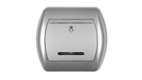 Trend Łącznik Hotelowy Srebrny Metalik 7Sh-1