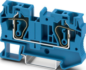 Through terminal block, tension clamp connection, 0.2-10 mm², 41 A, 8 kV, blue, 3031490