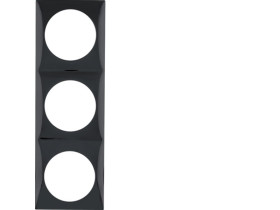 Integro Flow Ramka 3 potrójna czarny 918192510 HAGER