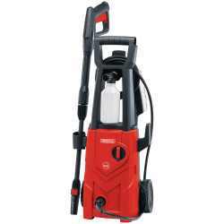 Draper 00786 230V 1600W 136Bar Red Pressure Washer with 5m High-Pressure Hose