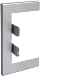 Maskownica na przebicie w ścianie stalowa srebrna BRAP65100WLAN