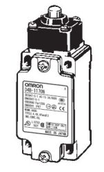 D4B-4170N, Wyłącznik krańcowy bezpieczeństwa, styki 1NC/1NO (styki migowe), trzpień, kanał przewodowy M20x1.5, OMRON, D4B4170N z