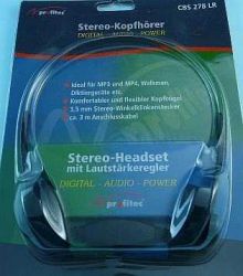 SŁUCH.NAUSZNE CBS-278LR KĄT.3mb JACK