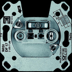 0230-101 Flush-fitted antenna insert, two-way broadband cable, tap-off