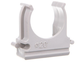 Uchwyt otwarty do rur gładkich fi 20mm ECCF20 /100szt./