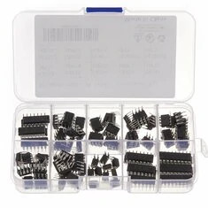 85 sztuk 10 typów układów scalonych Chip IC Chips Assortment Kit OPAMP Single Precision Timer PWM, w tym LM324 LM358 LM386 LM393