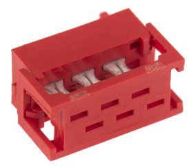 Złącze IDC 6-pinowe 2-rzędowe raster: 1.27mm Męski Montaż na kablu TE Connectivity