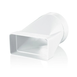 Łącznik przekrojów zmienych 110x54/100mm biał WP070