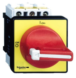 Rozłącznik VCD 12A , 3 biegunowy, 690 V , uchwyt czerwony do blokowania VCD02