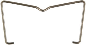 Obejma mocująca, RP, RT, RY, Zatrzask, Metal, do użycia z: Gniazda przekaźnika