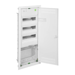 Rozdzielnica modułowa MSF TWIN RP 3x12 (PE+N) + 1x12 podtynkowa multimedialna IK05 IP30 2015-03