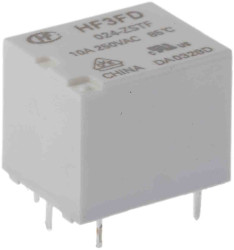 Przekaźnik mocy 24V dc SPDT RS PRO 360mW, montaż PCB 1600Ω Otwór przezierny