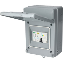 WCED WPRC40CSP IP65, Type A 40A C Curve RCBO EV Unit &#x2B; Surge Protection