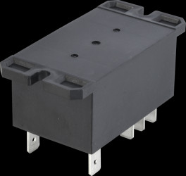 HF92F-024D-2C21S Power relay, 24 V, 2 changeover contacts, 30 A/3 A, RT III