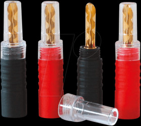 203331 High-end banana hollow plug set