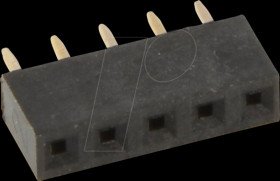 316-05-1-00 Straight socket, RM 2.00, H: 4.3mm, 5-pin
