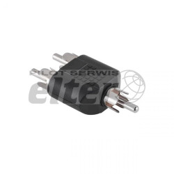 Wtyk cinch/RCA - 2x wtyk cinch/RCA