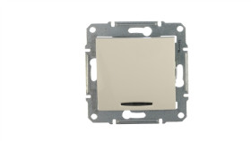 Sedna Łącznik Krzyżowy 10Ax Z Podświetleniem Led Kremowy Ip20 Sdn0501123