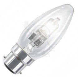 B22d B35 30W 240V klar halogen /Al GE BC Świeczka halogenowa B22 BC