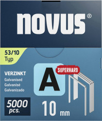 Novus Tools 042-0763 Zszywki z cienkiego drutu Typ 53 5000 szt. Wymiary (D x S) 10 mm x 11.3 mm