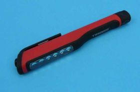 LATARKA RĘCZ.6+1xLED RED 3xR03