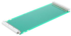 Płyta rozszerzeń, l.styków: 96, DIN 41612, Laminat z tkaniny i szkła epoksydowego, 281.6 x 100 x 1.6mm