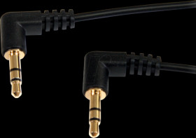 MU6MMS2RA Audio cable, 3.5-mm jack, stereo, 1.8 m, 2x angled