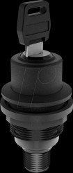 SSWSSA18II_C009 Key switch - 2 S, black