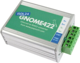 GNOME422 - konwerter Ethernet na RS422 (izolacja galwaniczna, zasilanie 5 V DC)