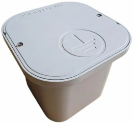 Skrzynka na złącze odgromowe, gruntowa IK10, EN124, 200x200x165mm