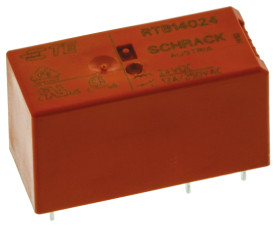 Przekaźnik mocy 24 V dc SPDT TE Connectivity 12 A 400 mW Do montażu na płytce drukowanej 1.4 kΩ Lutowie