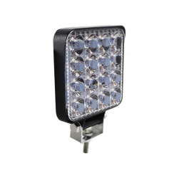 IP68 48W 9-32V DC LED Spotlight - Square - 16 LEDs