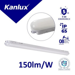 Oprawa hermetyczna MAH LED HI 26W-NW RYF 3900lm 4000K IP65 1180/80mm PC/PC 22609