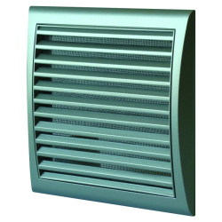 Kratka wentylacyjna z siatką 193x188mm satyna MW123SAT