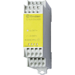 Finder 22.24.9.024.4000 Relay 20A 24V DC 2NC contacts Rail mount IP20