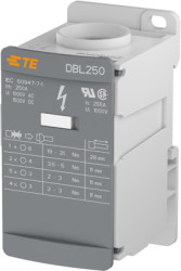 Terminal block, 1 pole, 35-120 mm², 250 A, 1500 V, screw connection, 1SNL325010R0000