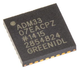 Analog Devices Nadajnik-odbiornik liniowy ADM3307EACPZ Sterownik i odbiornik LFCSP Powierzchnia TTL, CMOS CMOS 32-pinowy