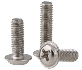 MS8 M3x5 PH-BO-1S wkręt krzyżakowy do metalu czerniony z podkładką (100szt)