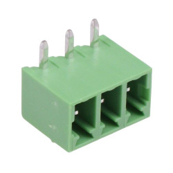 3-Way 3.81mm Horizontal PCB Header Closed Ends 8A 300V