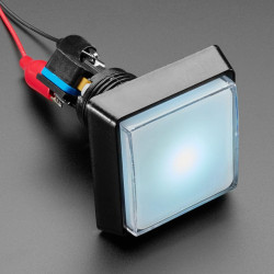 LED Illuminated Push Button - 51mm Square