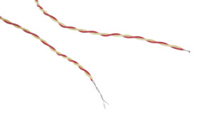 Termopara z odsłoniętym złączem K średnica 1/0.2mm długość 10m -75°C do +250°C Końcówka z gołym kablem RS PRO