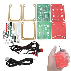 EQKIT® Zestaw do samodzielnego montażu radia stereo FM 76-108 MHz częstotliwość 180mAh 32Ω Impedancja YFM-1 Części elektroniczne