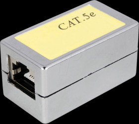 37529.1 Modular coupling, RJ45 socket/socket, cat. 5e