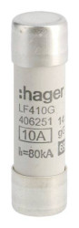 Hager LF410G LF410G Bezpiecznik (Ø x D) 14 mm x 51 mm Zawartość 10 szt.