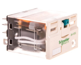 Przekaźnik pomocniczy 4P 15A 24V DC wskaźnik LED RPM42BD