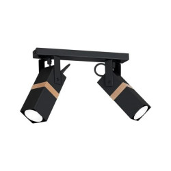 Lampa sufitowa VIDAR BLACK 2xGU10 MLP5401 Milagro