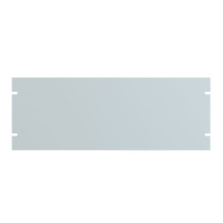 Hammond PBPA19007LG2 4U 19&quot; Rack Aluminium Blank Panel Light Grey 483 x 3 x 178