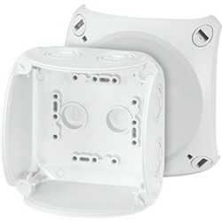 Puszka elektroinstalacyjna ścienna Poliwęglan 70 x 104 x104mm Szary IP66, IP67, IP69 HENSEL