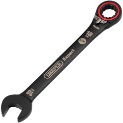 Draper Expert 03908 HI-TORQ&#xAE; Reversible Ratchet Spanner 18mm